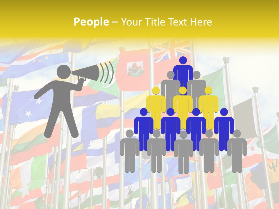 World Patriotism Urban PowerPoint Template