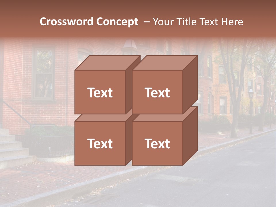 Rowhouse House Lamp PowerPoint Template