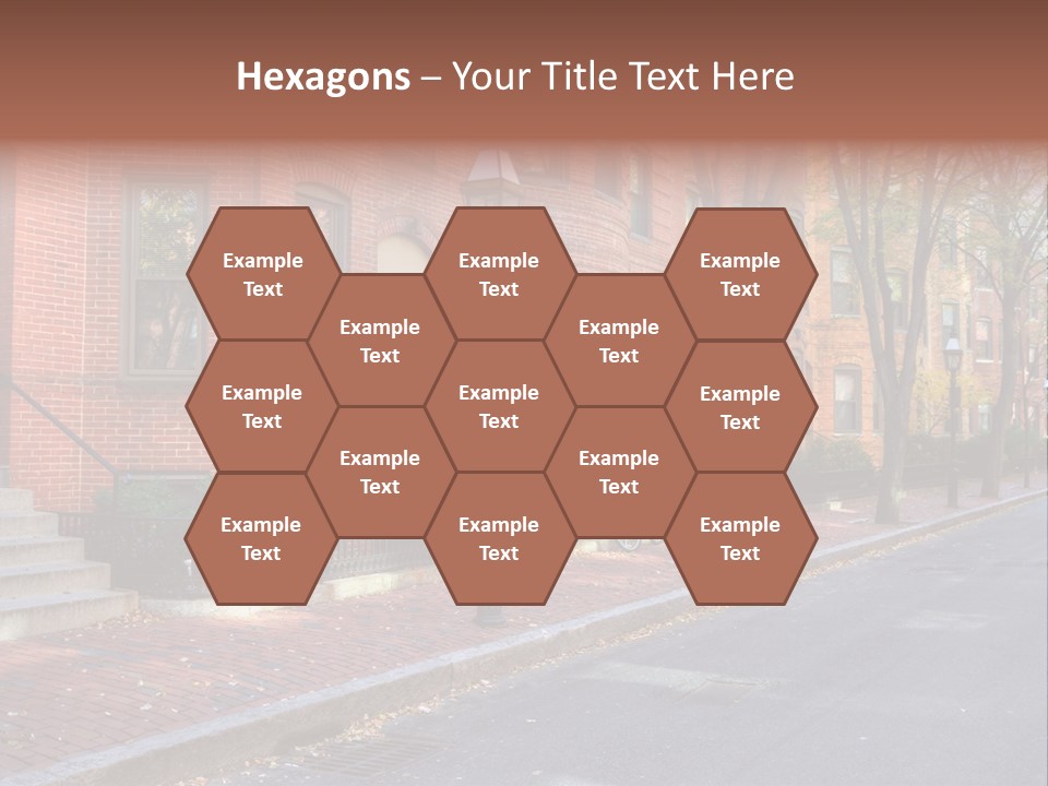 Rowhouse House Lamp PowerPoint Template