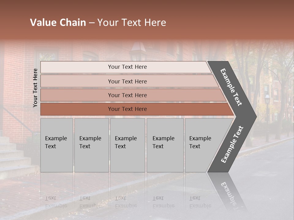 Rowhouse House Lamp PowerPoint Template