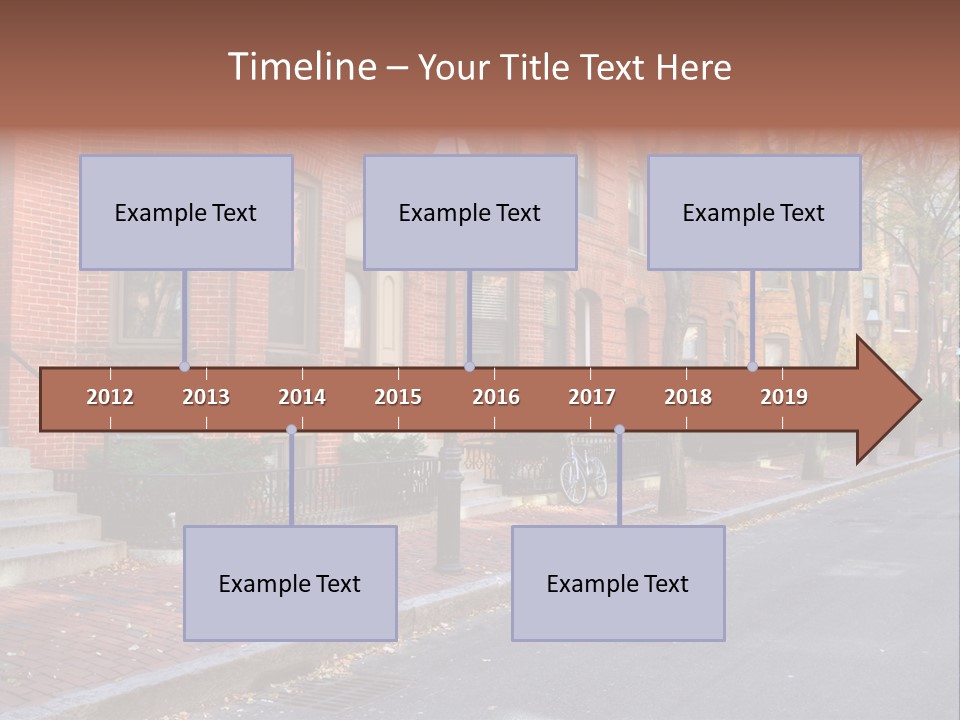 Rowhouse House Lamp PowerPoint Template