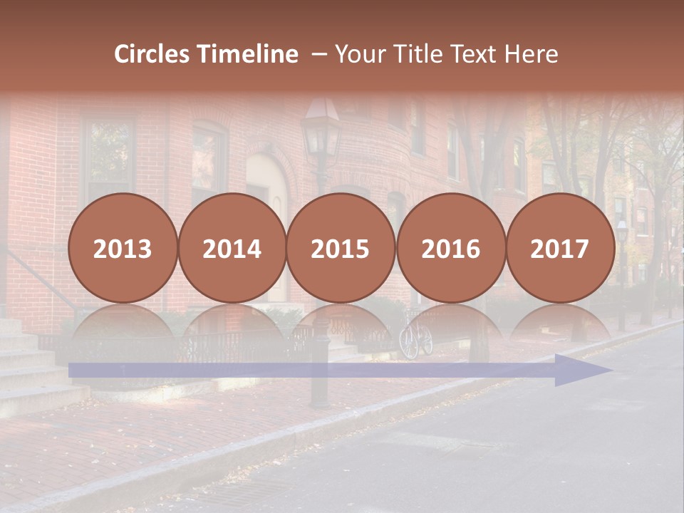 Rowhouse House Lamp PowerPoint Template