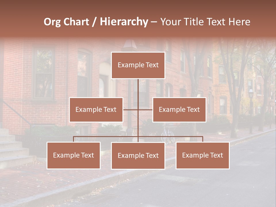 Rowhouse House Lamp PowerPoint Template