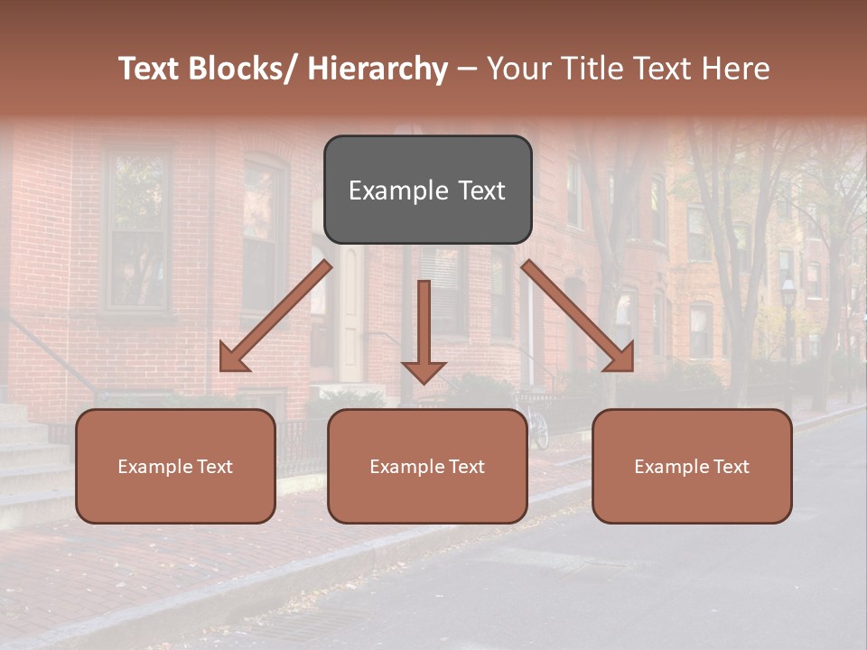 Rowhouse House Lamp PowerPoint Template