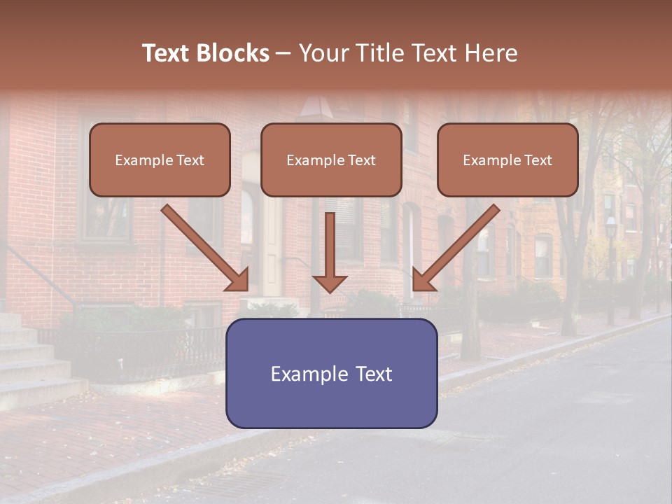 Rowhouse House Lamp PowerPoint Template