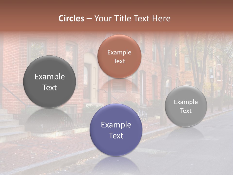 Rowhouse House Lamp PowerPoint Template