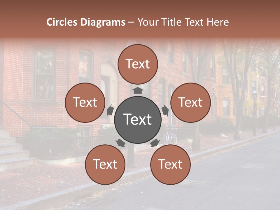 Rowhouse House Lamp PowerPoint Template