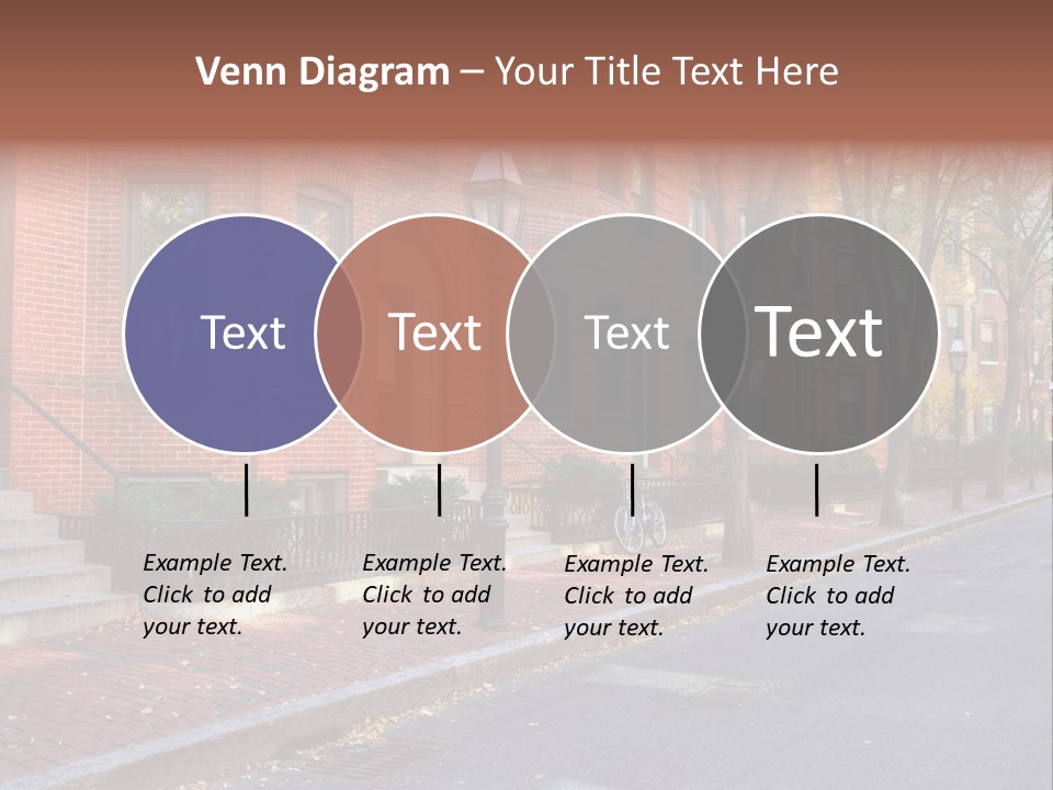 Rowhouse House Lamp PowerPoint Template