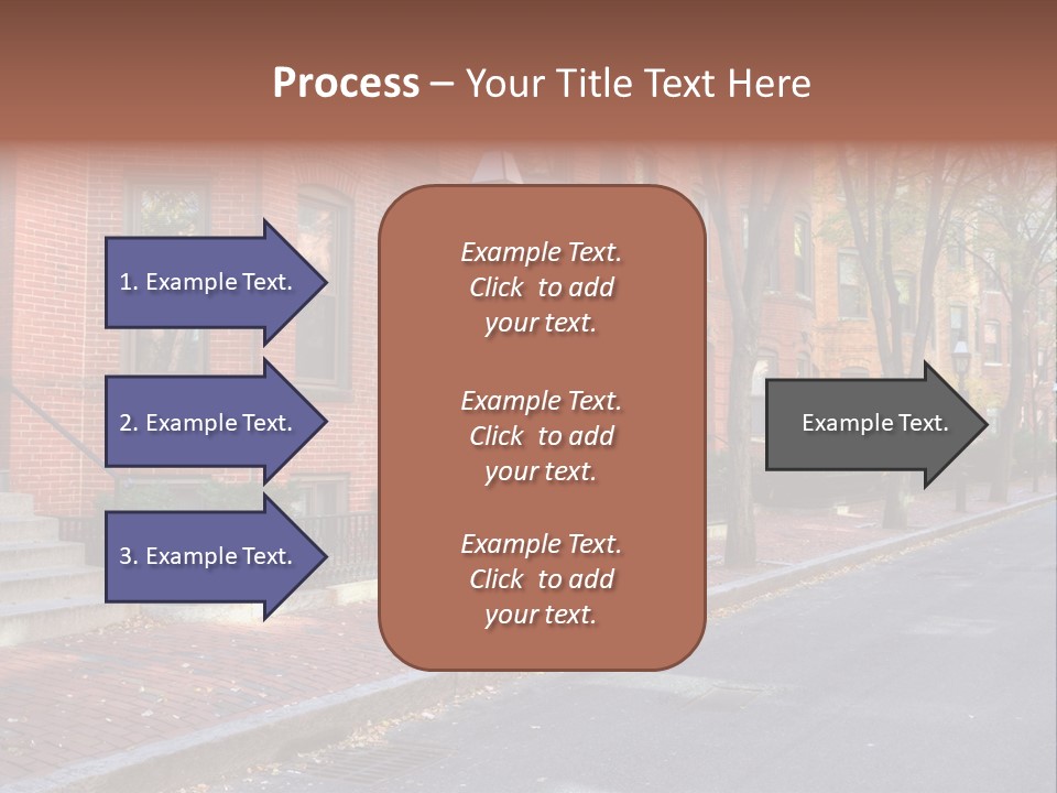 Rowhouse House Lamp PowerPoint Template