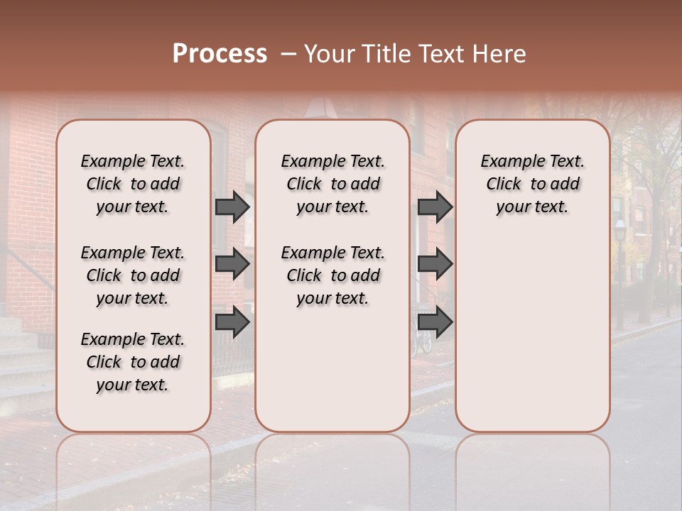 Rowhouse House Lamp PowerPoint Template