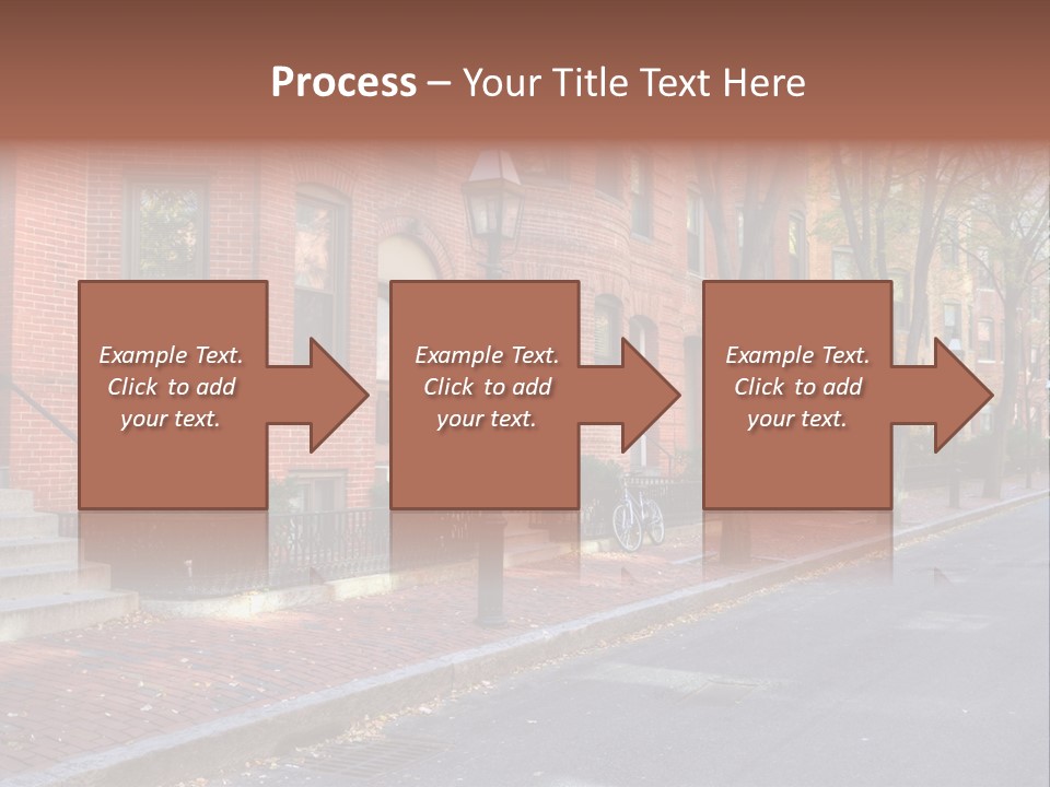 Rowhouse House Lamp PowerPoint Template