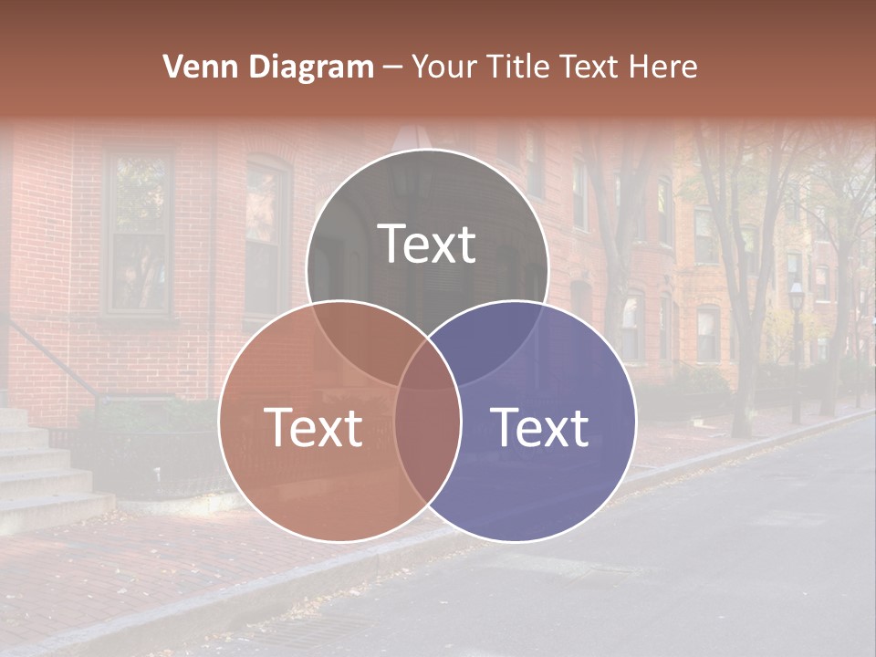 Rowhouse House Lamp PowerPoint Template