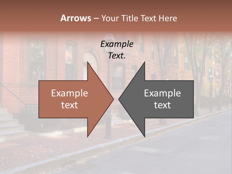 Rowhouse House Lamp PowerPoint Template