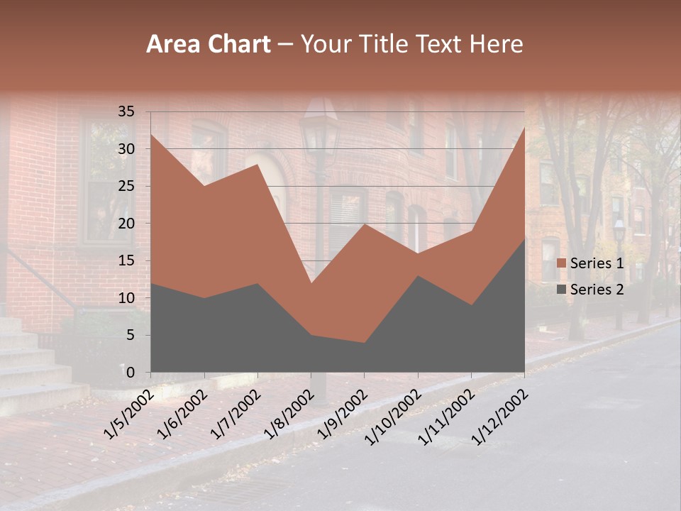 Rowhouse House Lamp PowerPoint Template