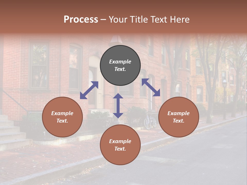 Rowhouse House Lamp PowerPoint Template