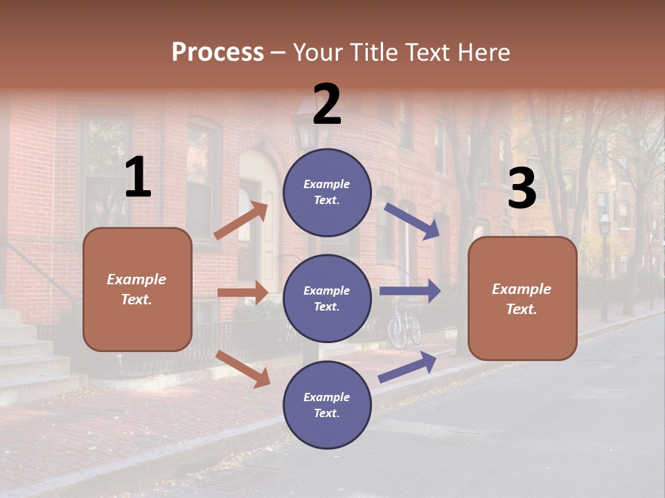 Rowhouse House Lamp PowerPoint Template
