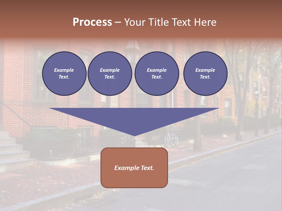 Rowhouse House Lamp PowerPoint Template