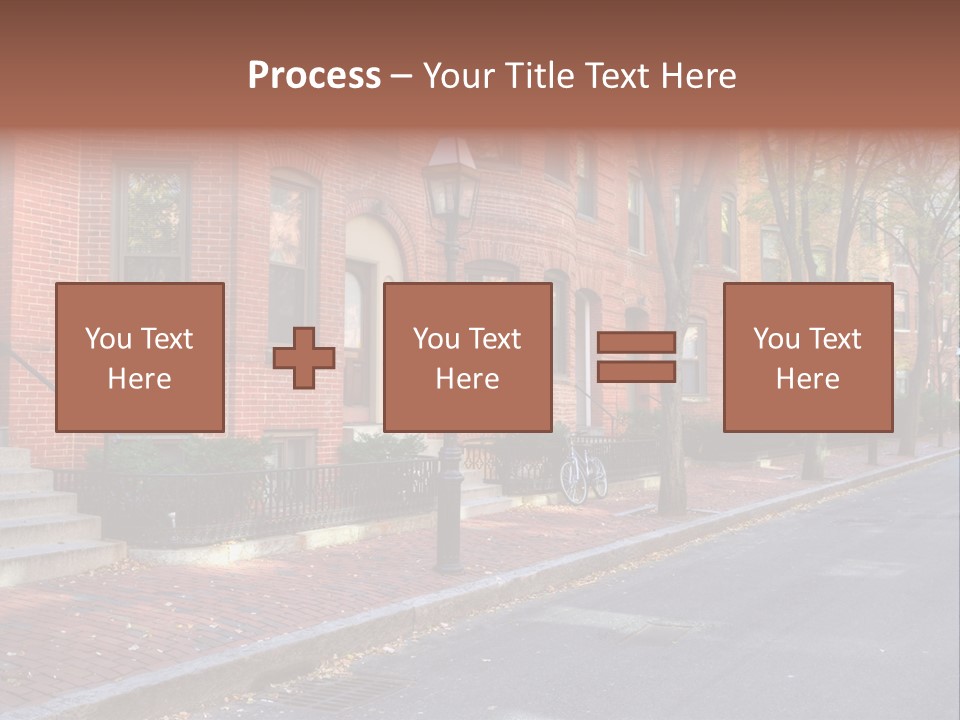 Rowhouse House Lamp PowerPoint Template