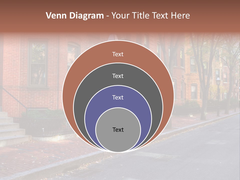 Rowhouse House Lamp PowerPoint Template