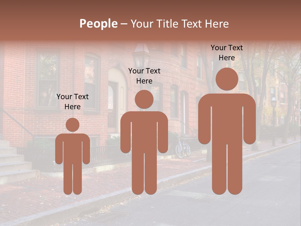 Rowhouse House Lamp PowerPoint Template