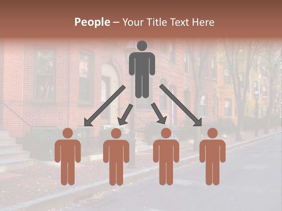 Rowhouse House Lamp PowerPoint Template