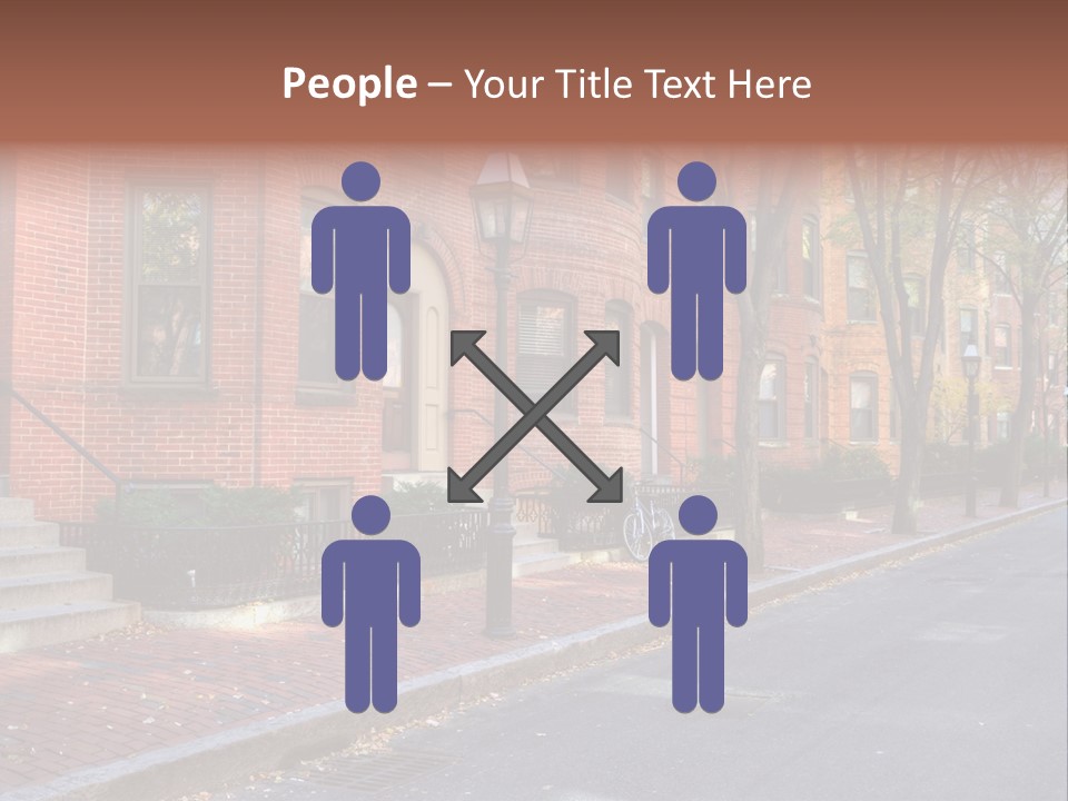 Rowhouse House Lamp PowerPoint Template