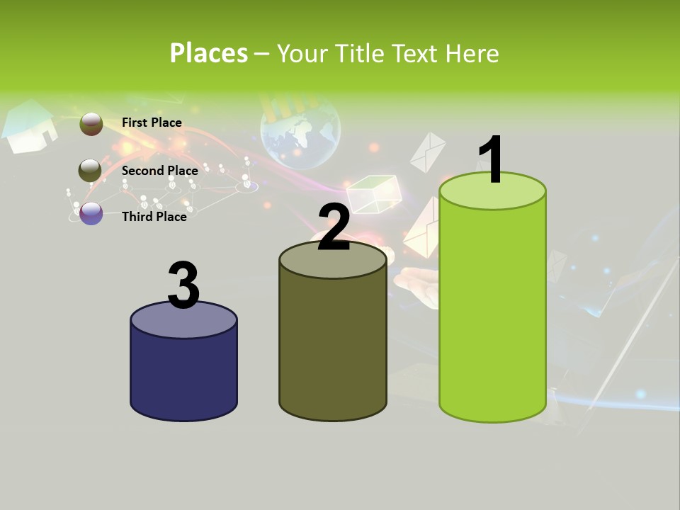 Abstract Virtual Future PowerPoint Template