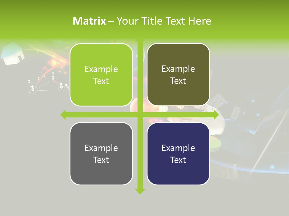 Abstract Virtual Future PowerPoint Template