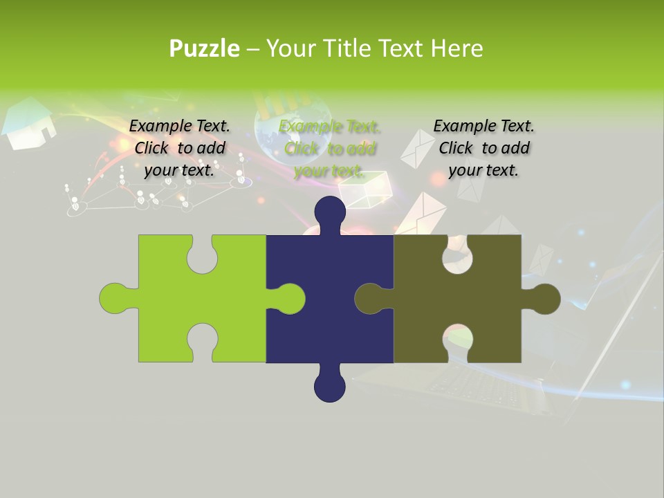 Abstract Virtual Future PowerPoint Template