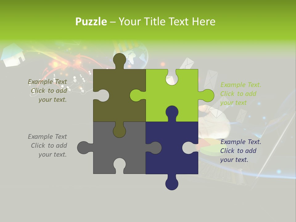 Abstract Virtual Future PowerPoint Template