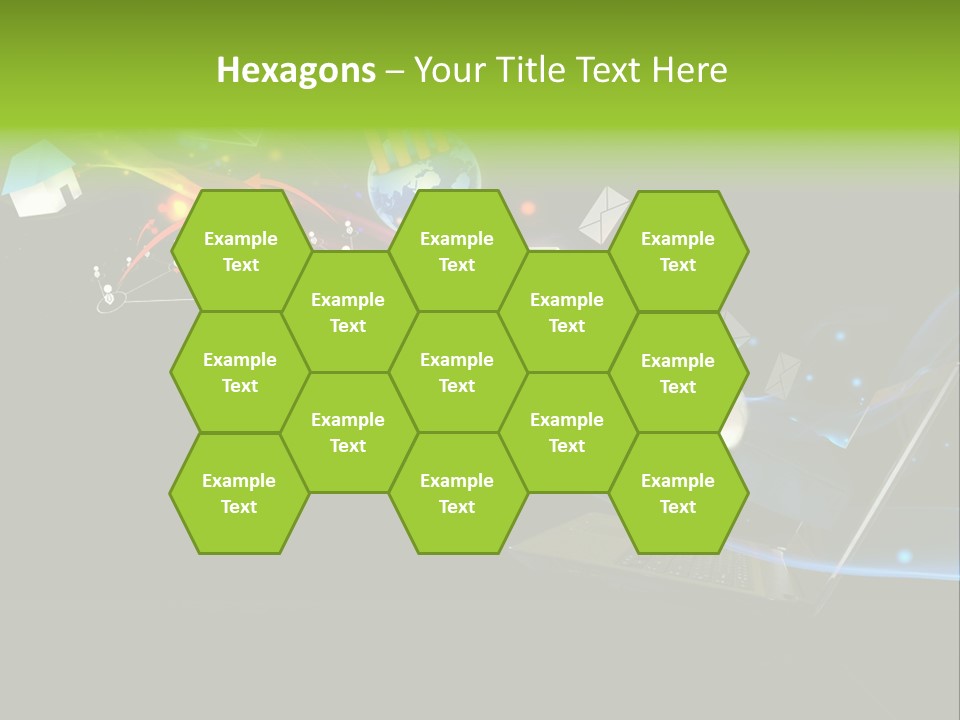 Abstract Virtual Future PowerPoint Template