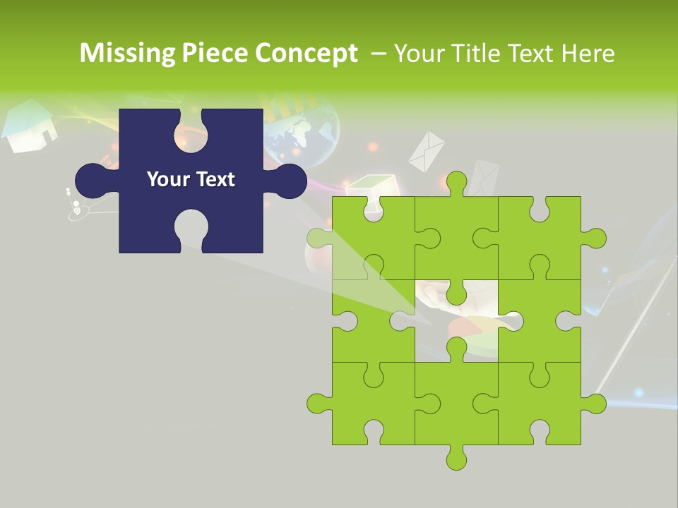 Abstract Virtual Future PowerPoint Template