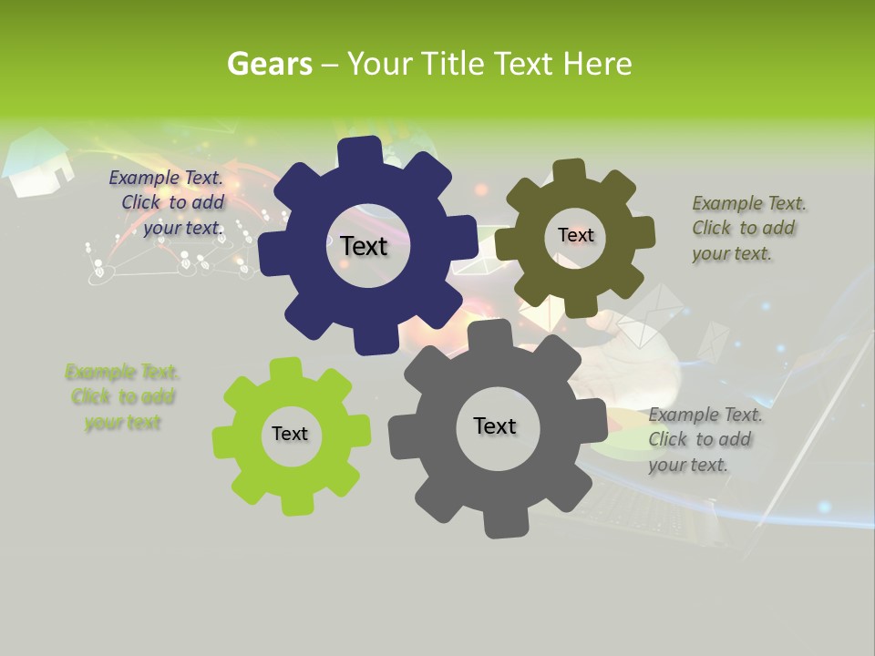 Abstract Virtual Future PowerPoint Template