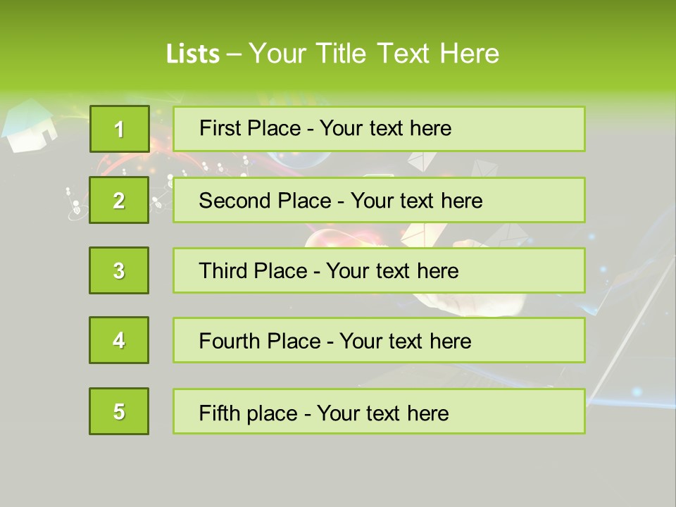 Abstract Virtual Future PowerPoint Template