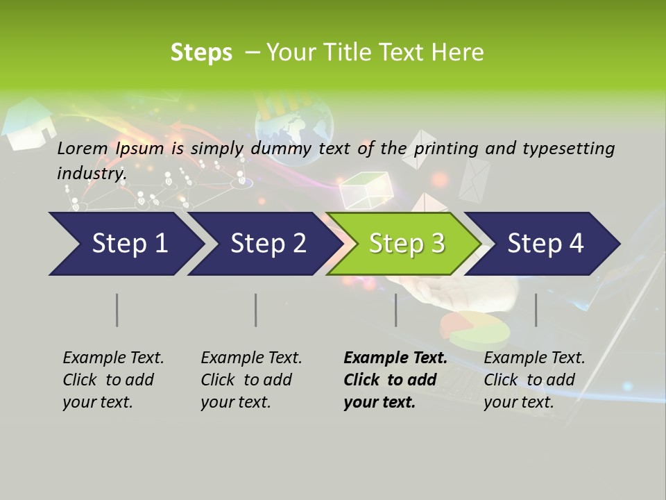 Abstract Virtual Future PowerPoint Template