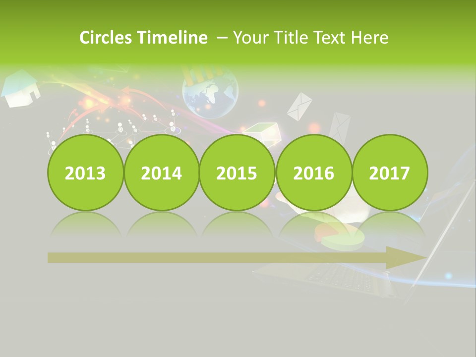 Abstract Virtual Future PowerPoint Template