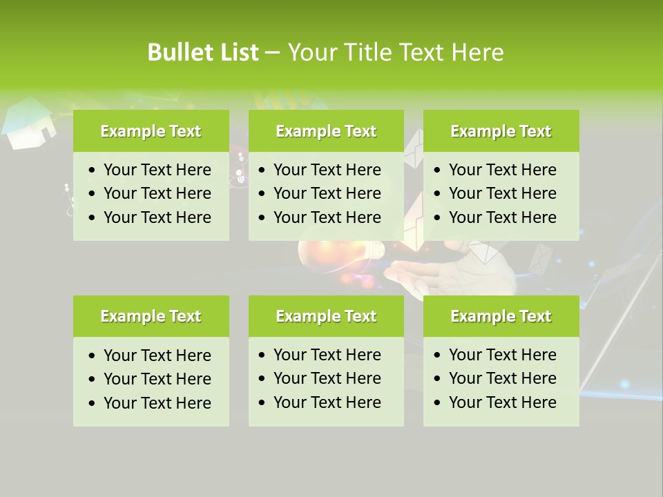 Abstract Virtual Future PowerPoint Template