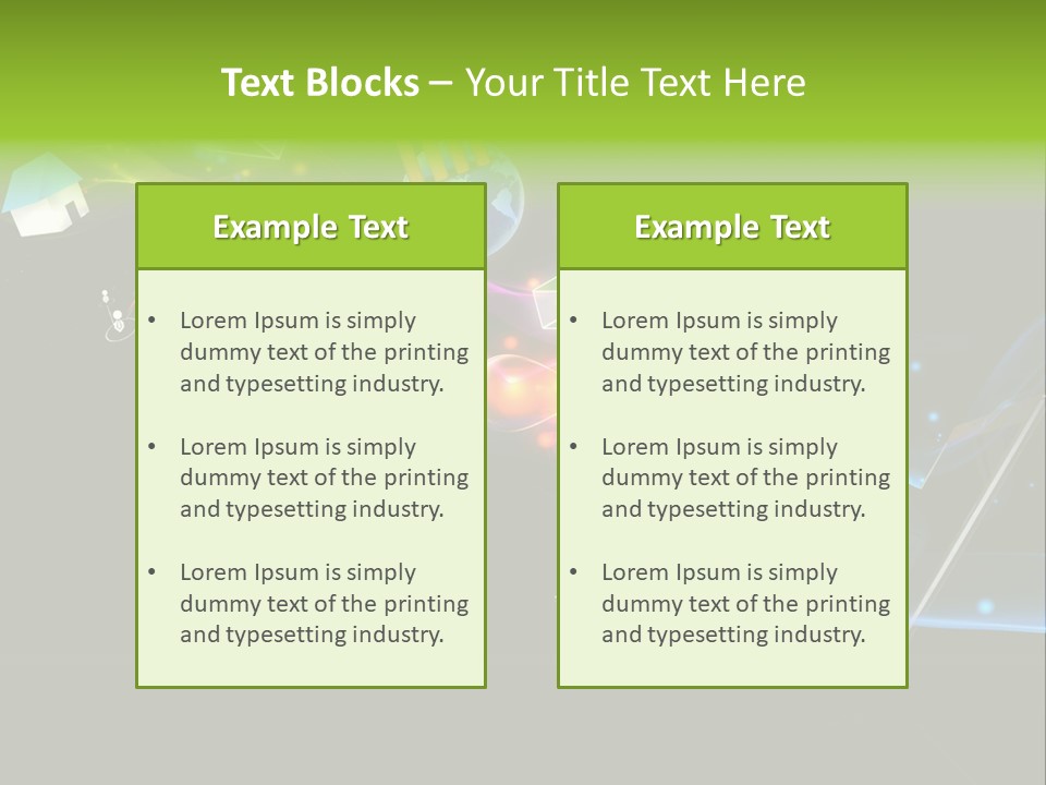 Abstract Virtual Future PowerPoint Template