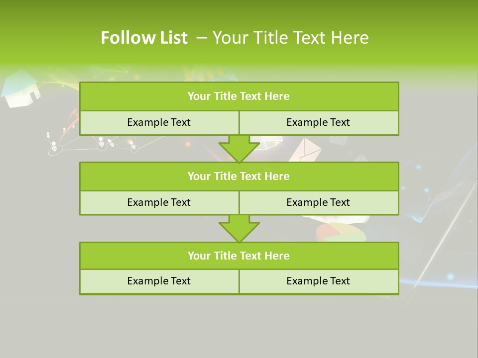Abstract Virtual Future PowerPoint Template