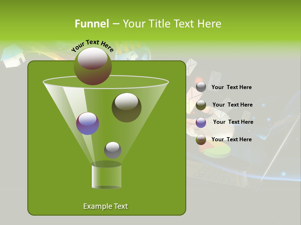 Abstract Virtual Future PowerPoint Template