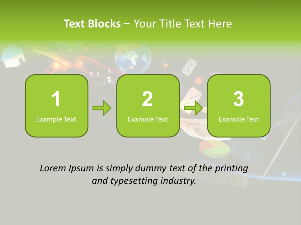 Abstract Virtual Future PowerPoint Template