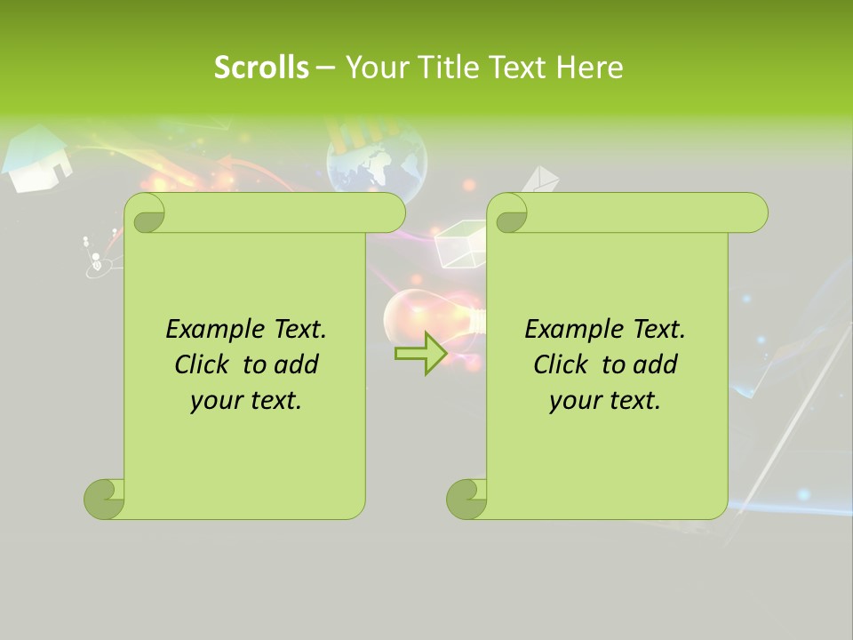 Abstract Virtual Future PowerPoint Template