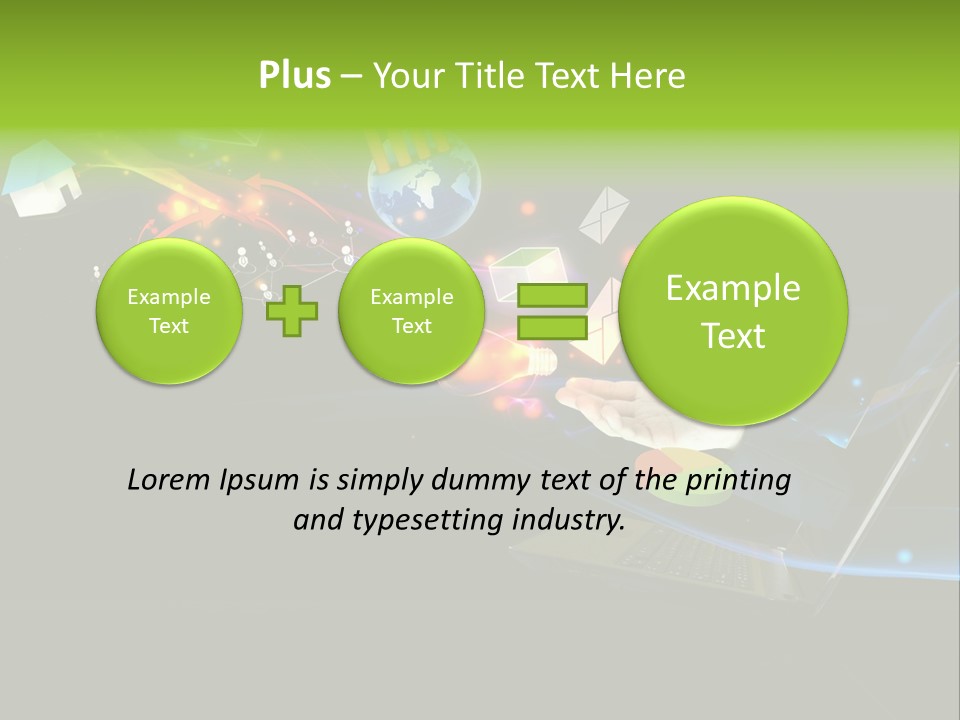 Abstract Virtual Future PowerPoint Template