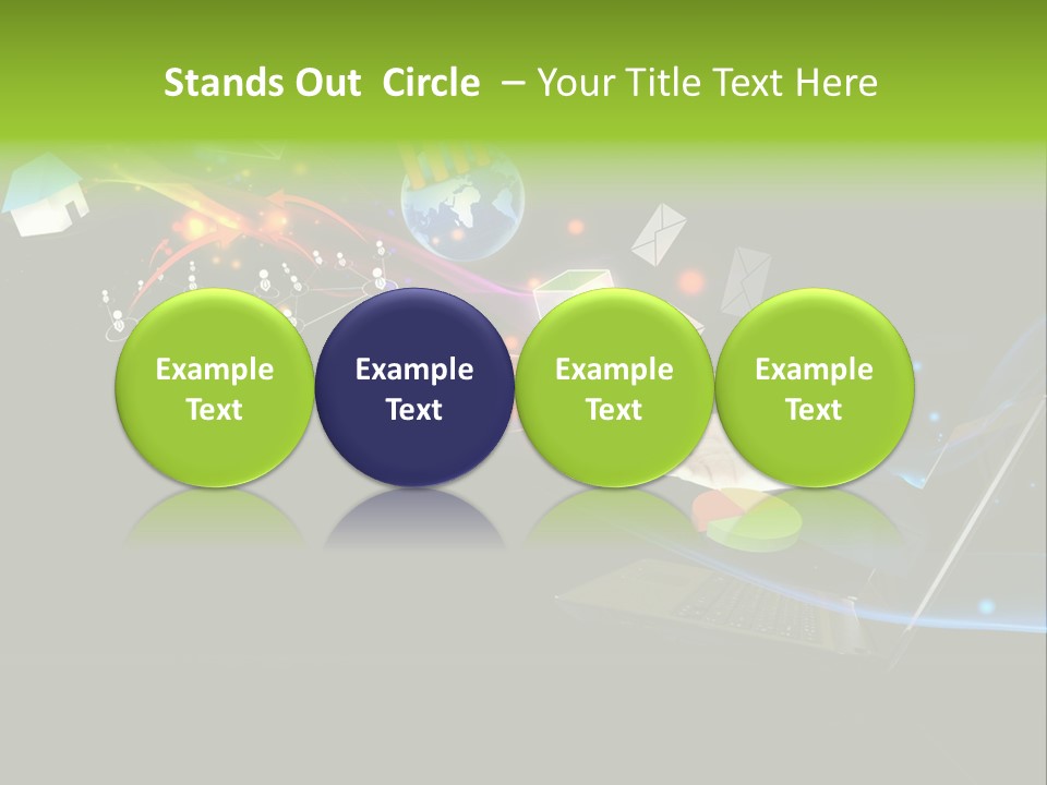 Abstract Virtual Future PowerPoint Template