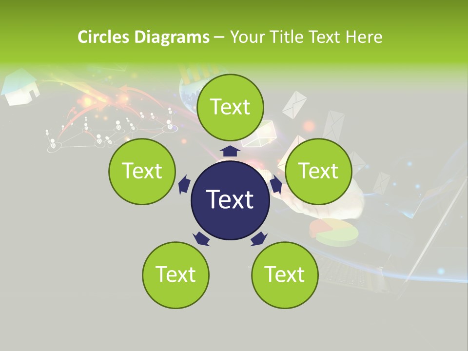 Abstract Virtual Future PowerPoint Template