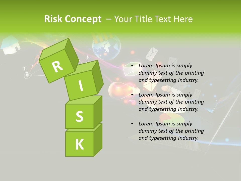 Abstract Virtual Future PowerPoint Template