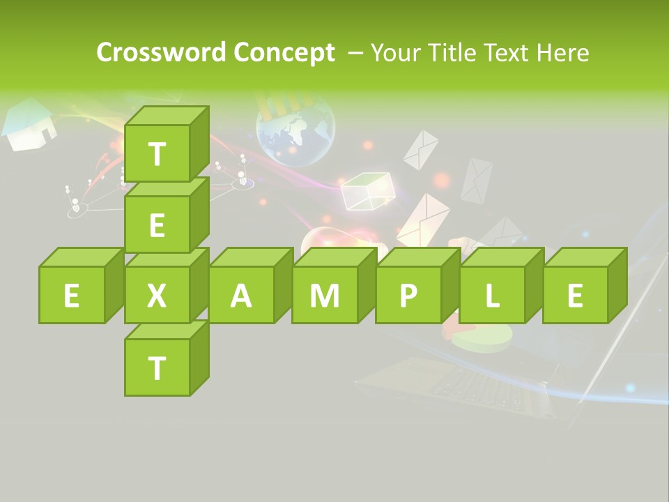 Abstract Virtual Future PowerPoint Template