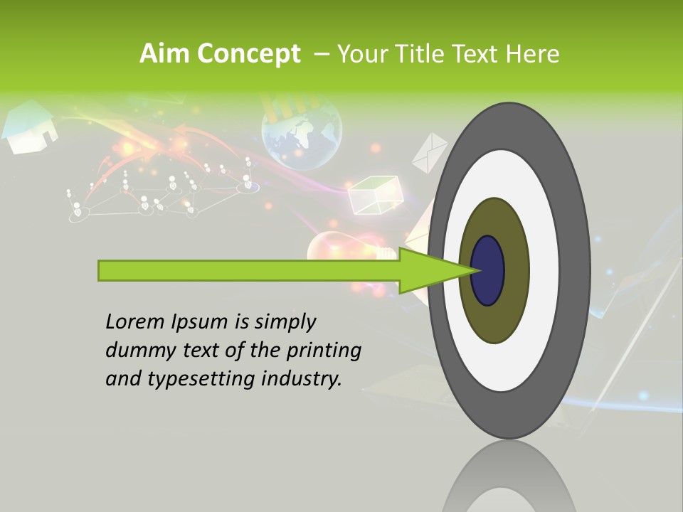 Abstract Virtual Future PowerPoint Template