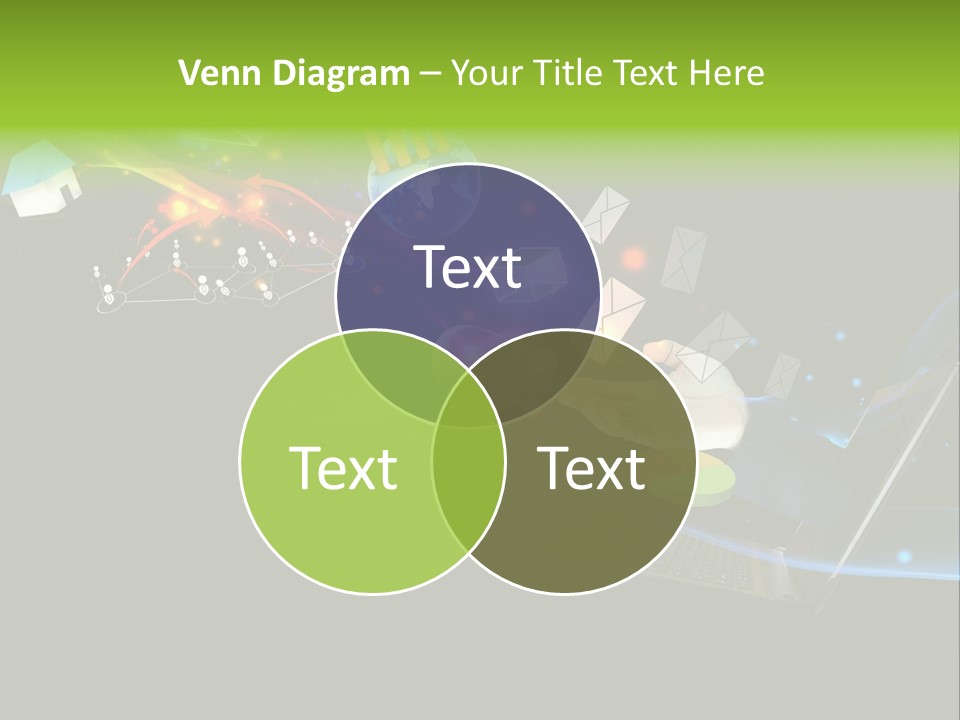 Abstract Virtual Future PowerPoint Template