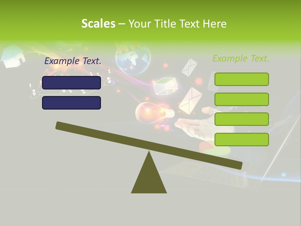 Abstract Virtual Future PowerPoint Template